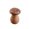 Mushroom Shaped Wood Toothpick Box for Kitchen & Hotel