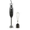 2-Speed Immersion Hand Blender for Kitchen with Blending Wand Whisk, Black