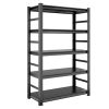 H72 * W47.2 * D23.6 Storage Shelves 5 Tier Heavy Duty Metal Shelving Unit Adjustable Shelving Units and Storage Rack Kitchen Garage Shelf