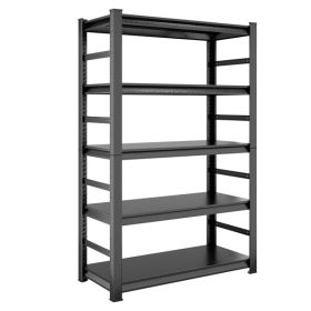 H72 * W47.2 * D23.6 Storage Shelves 5 Tier Heavy Duty Metal Shelving Unit Adjustable Shelving Units and Storage Rack Kitchen Garage Shelf