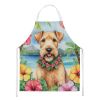 Lakeland Terrier Luau Apron Cooking Kitchen Server Baking Crafts Gardening for Adult Women Men, Unisex, Large, Multicolor