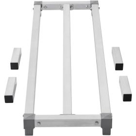 Aluminum Dunnage Rack, 48' x 14' Commercial Food Floor Rack, 8' Off the Floor, 1000 lbs Capacity All-Welded Aluminum Storage Rack