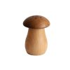 Mushroom Shaped Wood Toothpick Box for Kitchen & Hotel