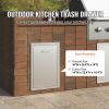 Outdoor Kitchen Propane Tank Drawer 16Wx24.4Hx16D Inch Stainless Steel Pull Out Trash Drawer with Handle for Outdoor Kitchen BBQ Island