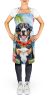 Greater Swiss Mountain Dog Luau Apron Cooking Kitchen Server Baking Crafts Gardening for Adult Women Men, Unisex, Large, Multicolor