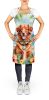 Nova Scotia Duck Tolling Retriever Luau Apron Cooking Kitchen Server Baking Crafts Gardening for Adult Women Men, Unisex, Large, Multicolor