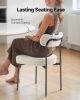Boucle Dining Chairs Set of 6, Mid Century Modern Sherpa Accent Chairs, Upholstered Side Chair for Dining Table