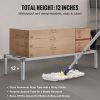 Aluminum Dunnage Rack, 60' x 20' Commercial Food Floor Rack, 12' Off the Floor, 1000 lbs Capacity All-Welded Aluminum Storage Rack