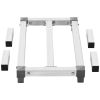 Aluminum Dunnage Rack, 24' x 14' Commercial Food Floor Rack, 8' Off the Floor, 1000 lbs Capacity Adjustable Aluminum Storage Rack
