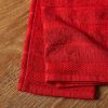 Kitchen Towel 4-Pack Set, Passion Red/White, 16"x26"