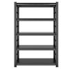 H72 * W47.2 * D23.6 Storage Shelves 5 Tier Heavy Duty Metal Shelving Unit Adjustable Shelving Units and Storage Rack Kitchen Garage Shelf