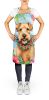 Lakeland Terrier Luau Apron Cooking Kitchen Server Baking Crafts Gardening for Adult Women Men, Unisex, Large, Multicolor