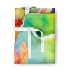 Orchids in Watercolor Apron Cooking Kitchen Server Baking Crafts Gardening for Adult Women Men, Unisex, Large, Multicolor