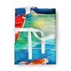 Koi Fish Apron Cooking Kitchen Server Baking Crafts Gardening for Adult Women Men, Unisex, Large, Multicolor