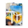 Papillon in Sunflowers Apron Cooking Kitchen Server Baking Crafts Gardening for Adult Women Men, Unisex, Large, Multicolor