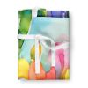 Freesias in Watercolor Apron Cooking Kitchen Server Baking Crafts Gardening for Adult Women Men, Unisex, Large, Multicolor