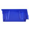 Plastic Storage Bin, (11-Inch x 5-Inch x 5-Inch), Hanging Stackable Storage Organizer Bin, Blue/Red, 12-Pack